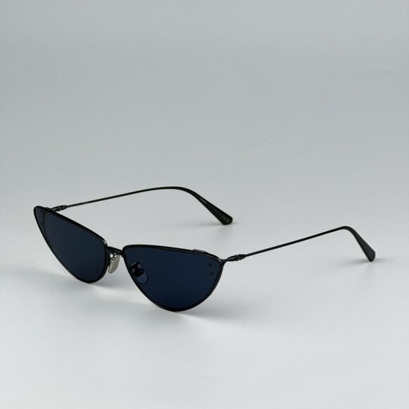 Dior MISSDIOR B1U H4B0 BRAND NEW Sunglasses Gunmetal Blue Unisex Metal Cat Eye main image 8